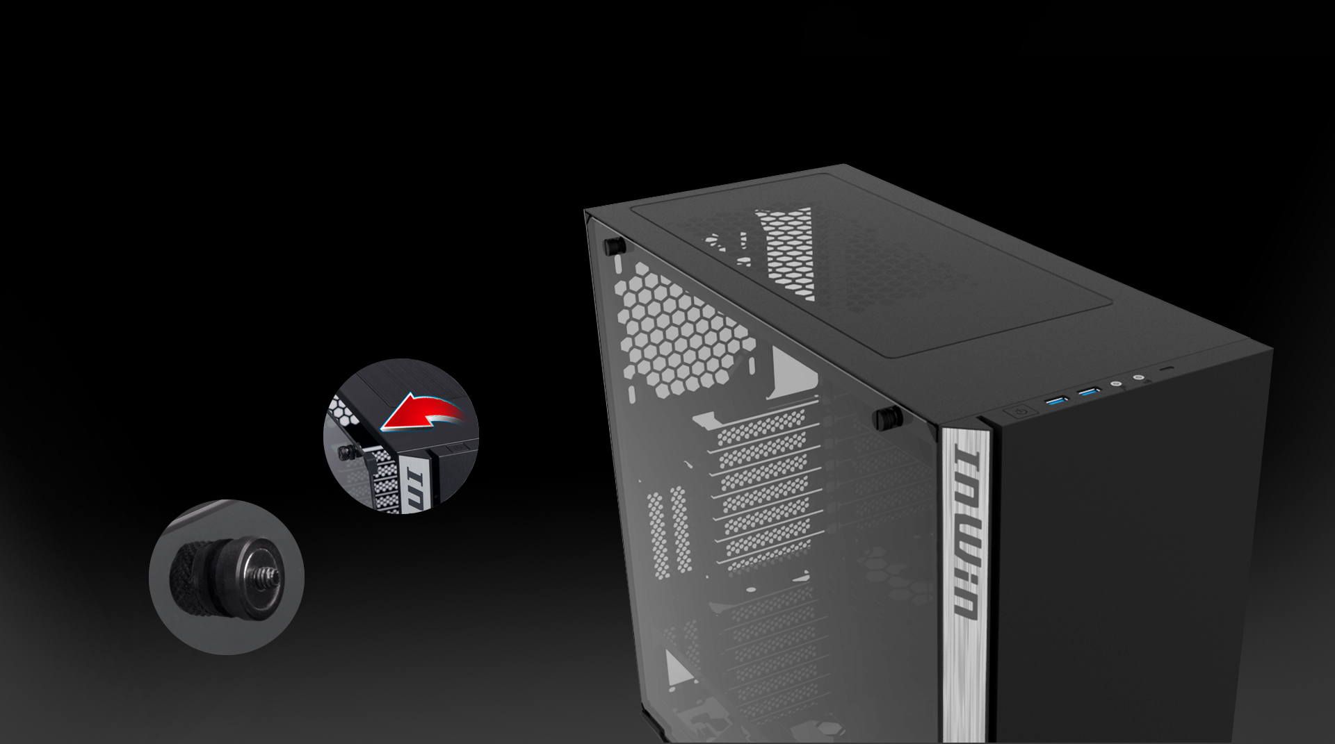 inwin ビジネスにも最適なスリムタイプ micro-ATX タワーケース E-ATXに対応するシンプルデザインのミドルタワーケース「216」が発売
