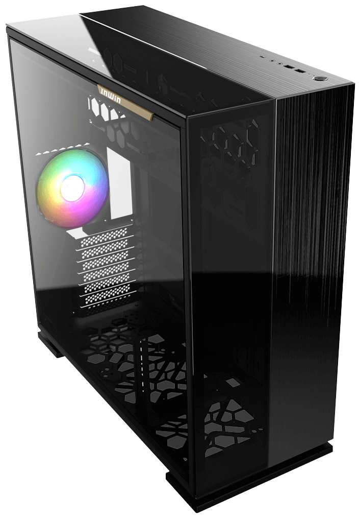 スモークガラスとアルミニウムを組み合わせたエレガントなデザインが