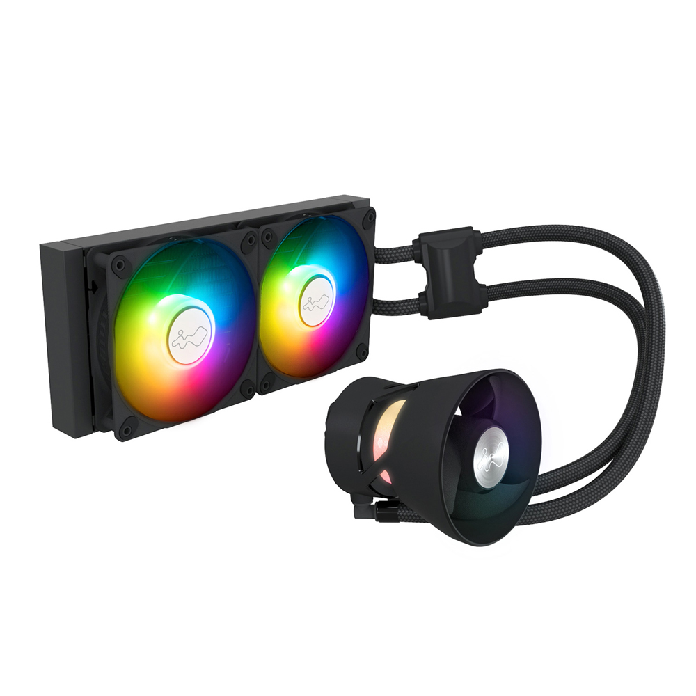 ほぼ未使用NEXTケース+簡易水冷+750W電源+RGBファン ARGB LEDを搭載する三日月型ブレードのケースファン「Luna AL120